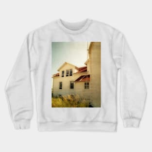 Lighthouse and Beach Grass Crewneck Sweatshirt